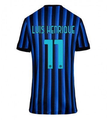 Inter Milan Luis Henrique #11 Hjemmebanetrøje Dame 2025-26 Kortærmet